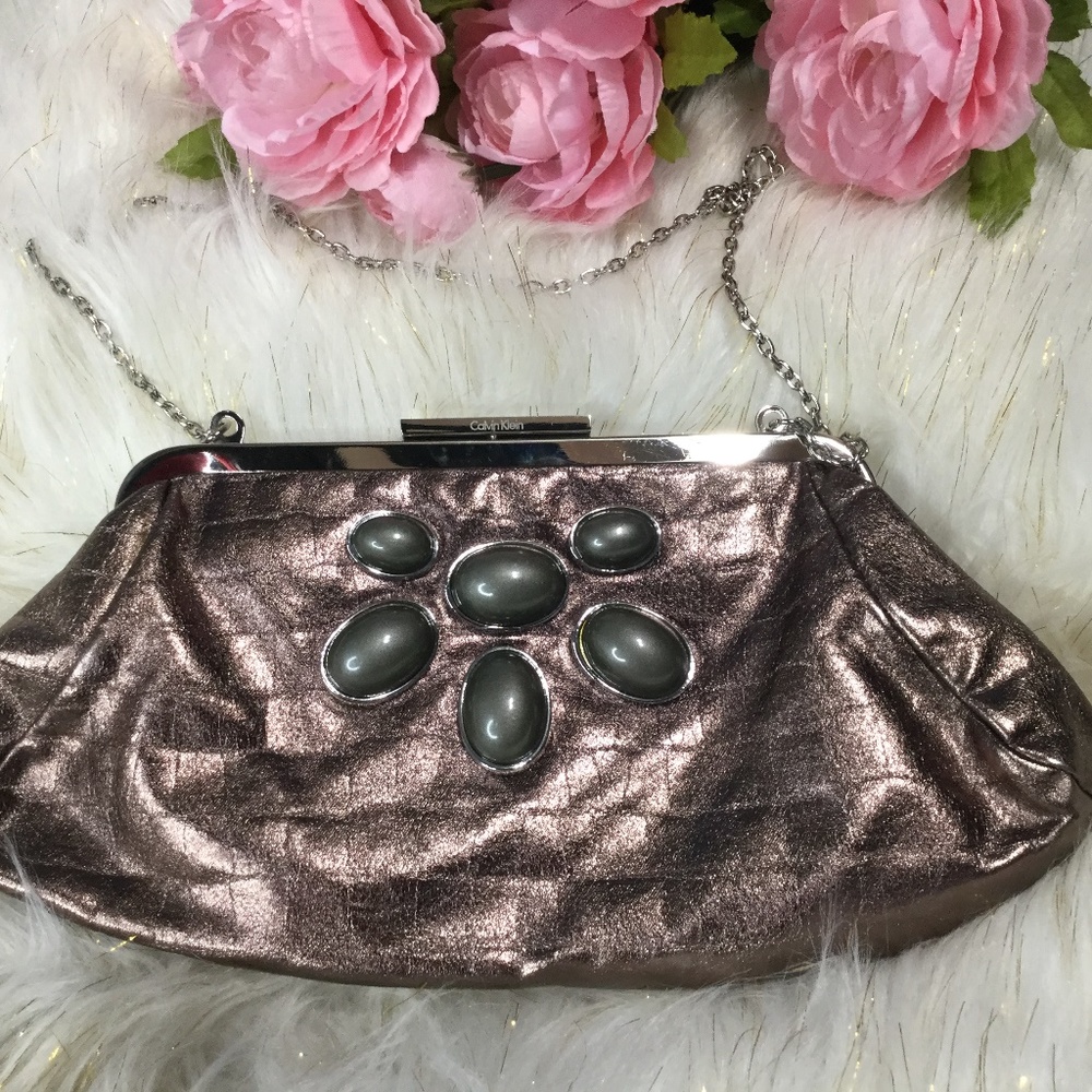 CALVIN KLEIN Clutch Shoulder Handbag Purse